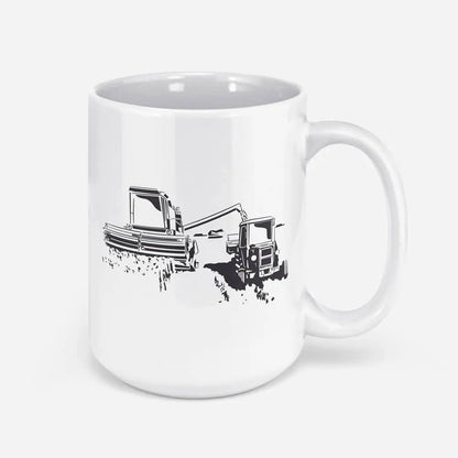 A Tea Cup / Coffe Mug — polish combine harvester "Bizon"