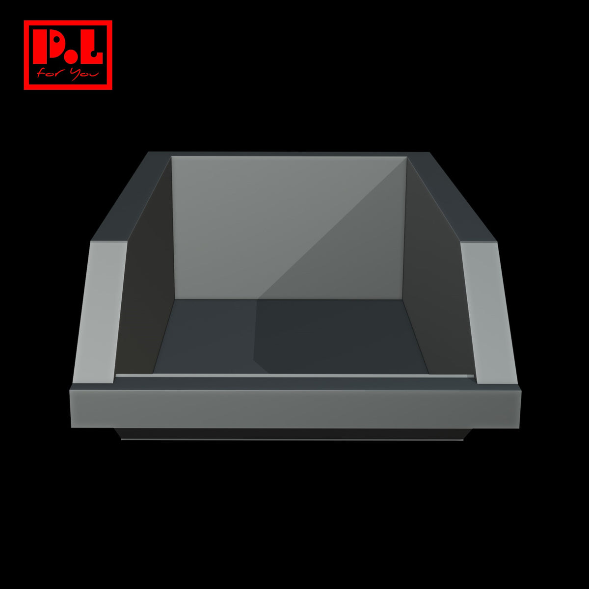 Large Metal Waste Container — 3D print STL files