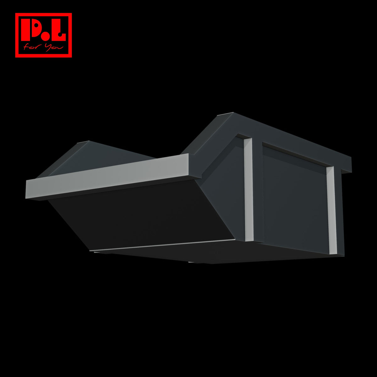 Large Metal Waste Container — 3D print STL files