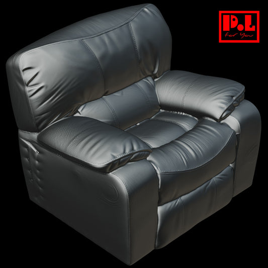 Leather armchair — 3D print STL files