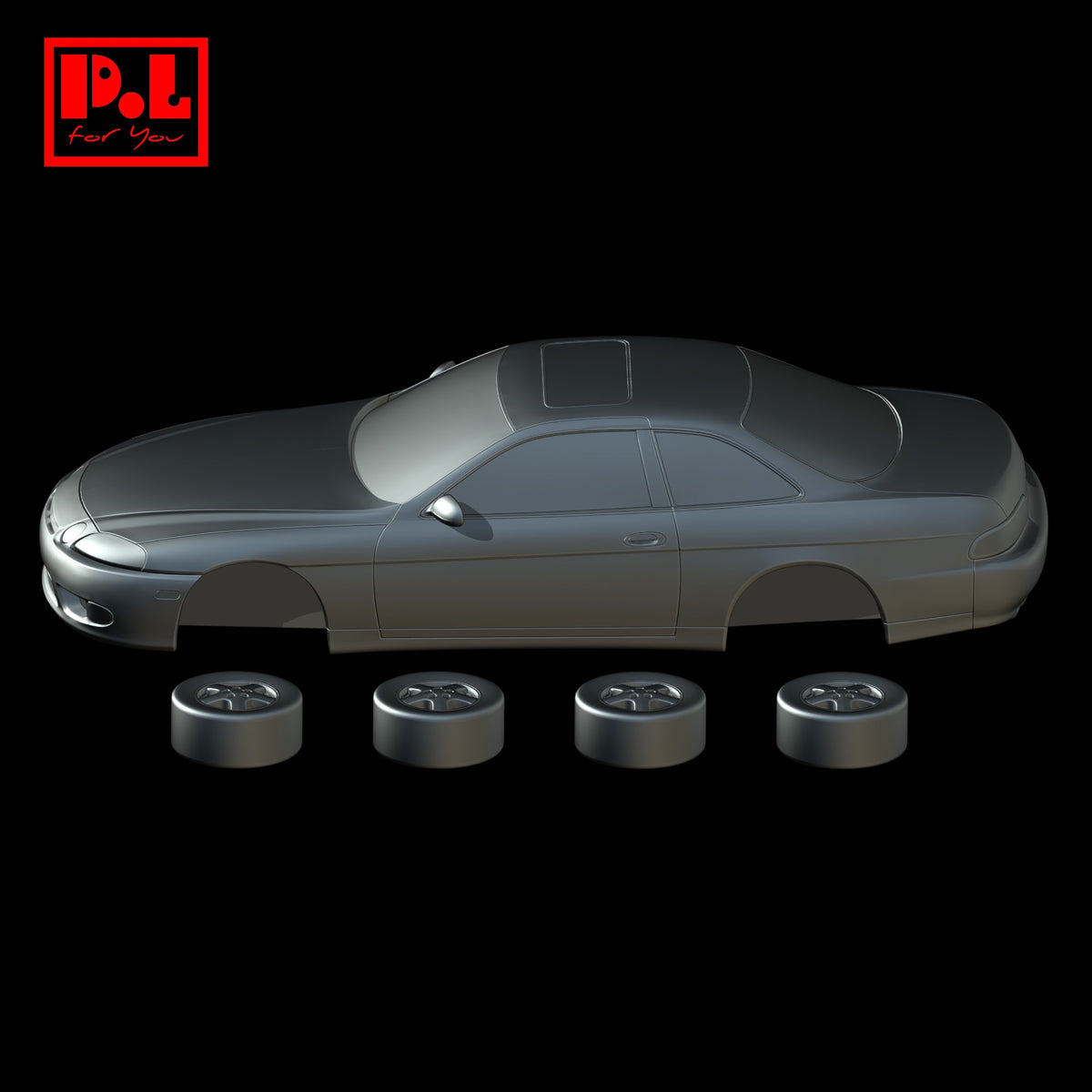 Lexus SC300 (1992-2000) — 3D print STL files