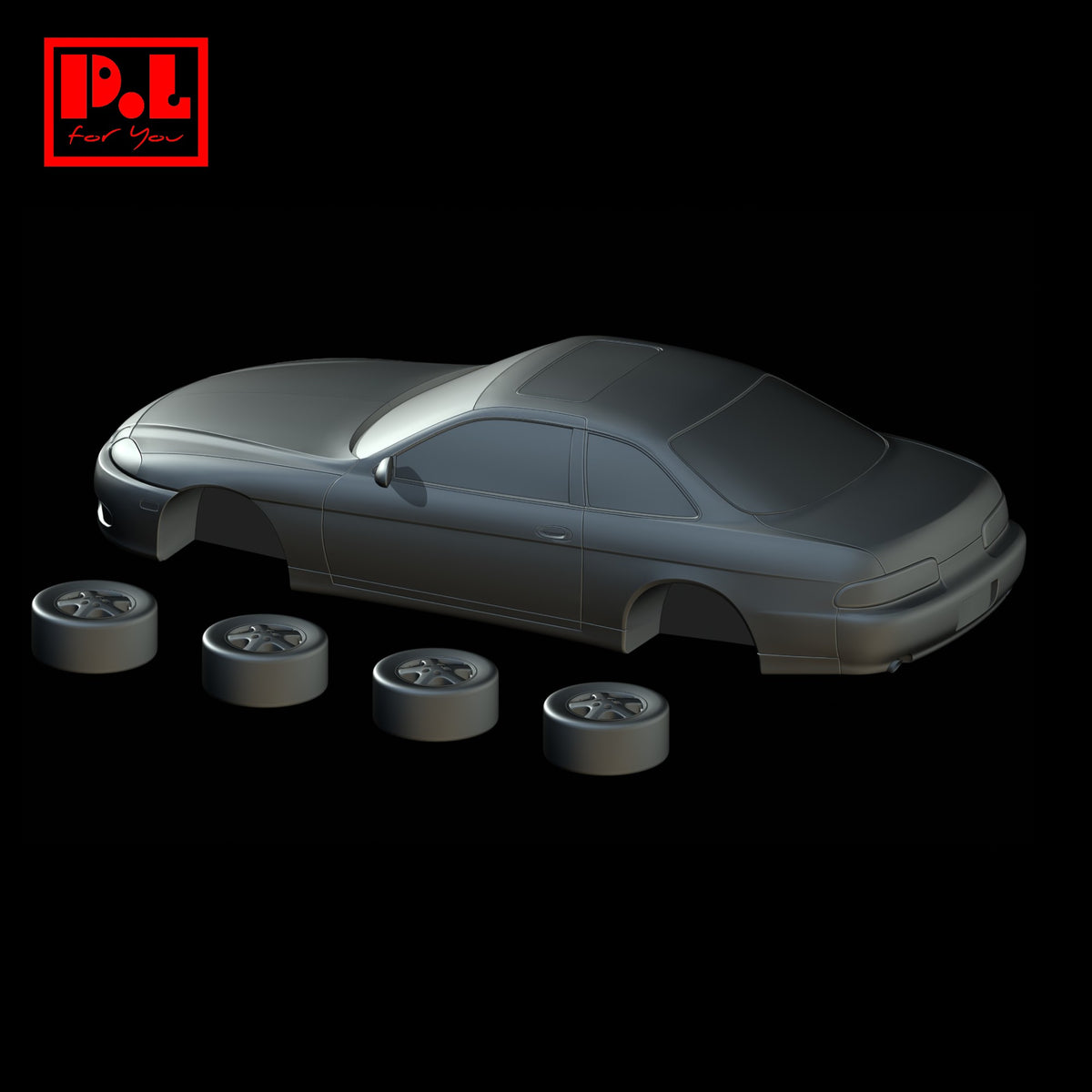 Lexus SC300 (1992-2000) — 3D print STL files