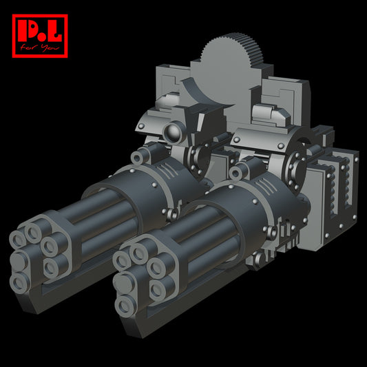 M134 Minigun dual — 3D print STL files