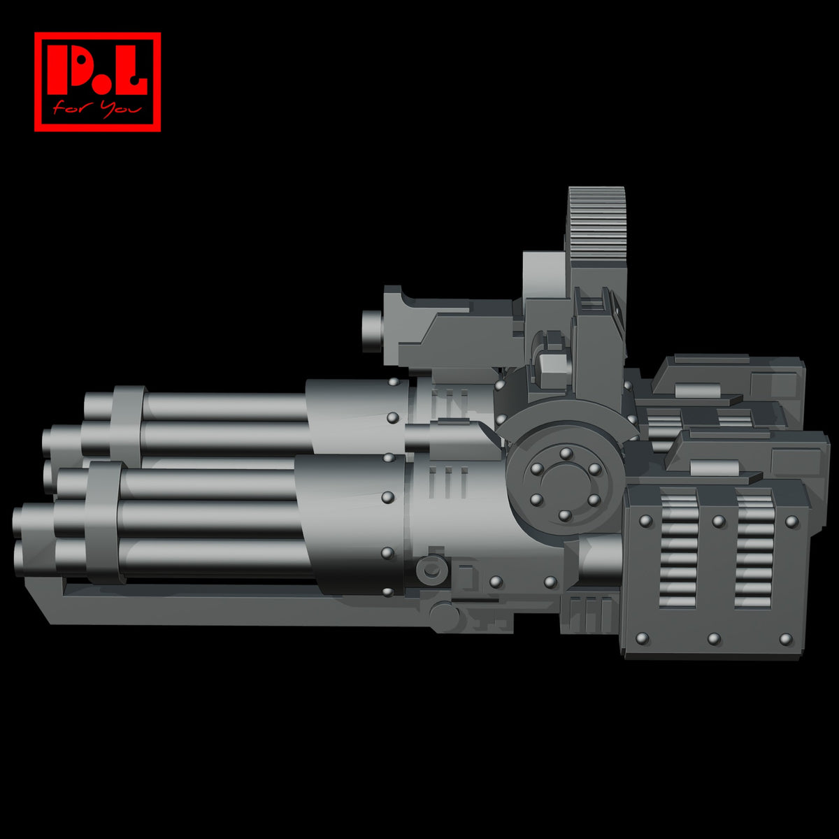 M134 Minigun dual — 3D print STL files