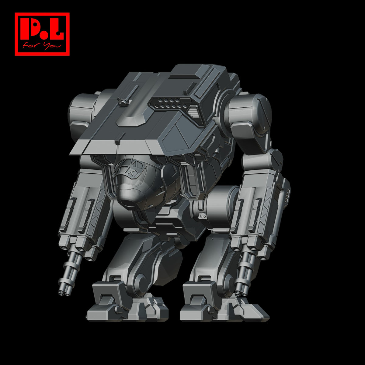 Mech Daishi Dire Wolf — 3D print STL files