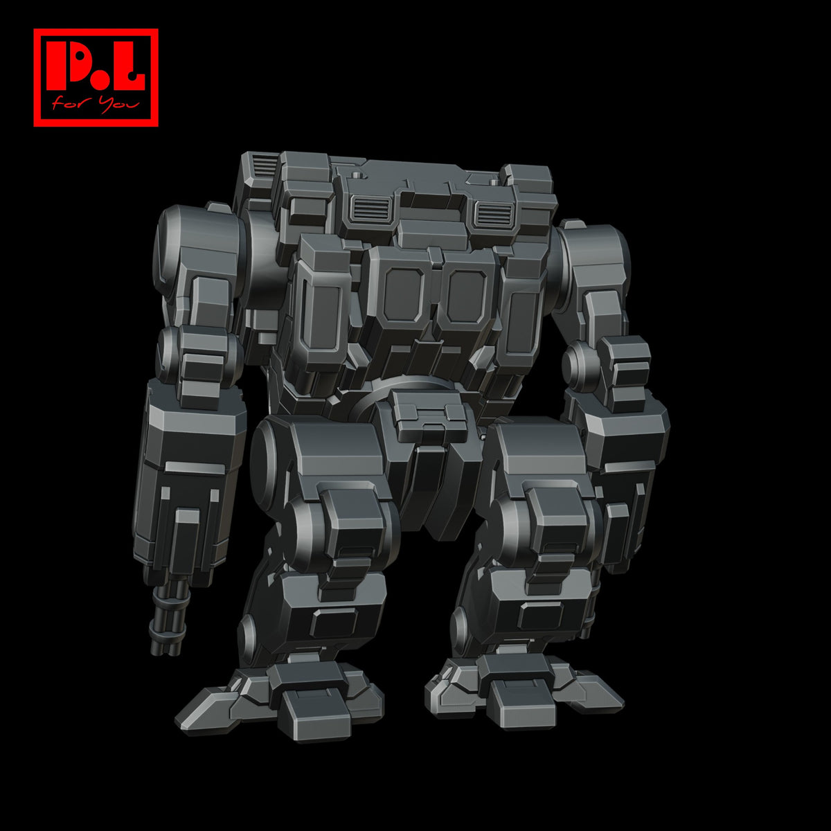 Mech Daishi Dire Wolf — 3D print STL files
