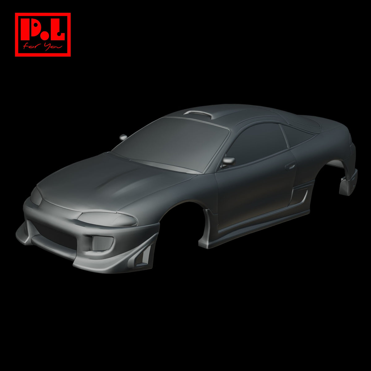 Mitsubishi Eclipse (1995) Car Body — 3D print STL files