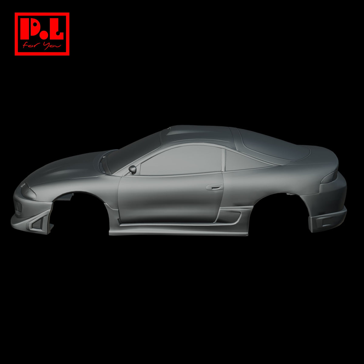 Mitsubishi Eclipse (1995) Car Body — 3D print STL files