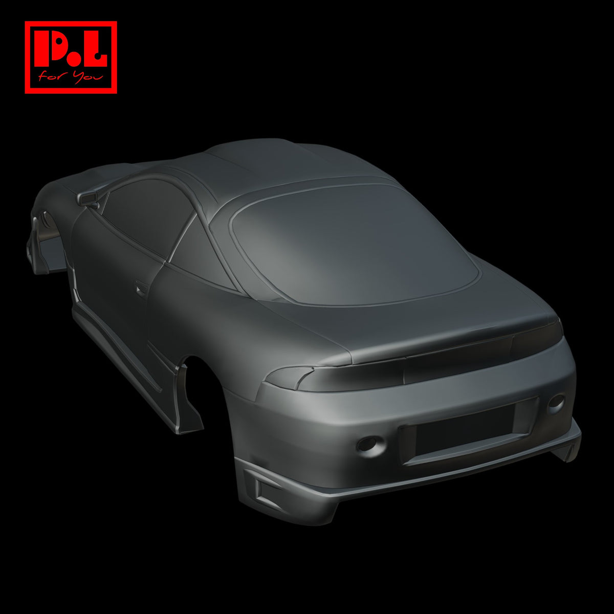 Mitsubishi Eclipse (1995) Car Body — 3D print STL files