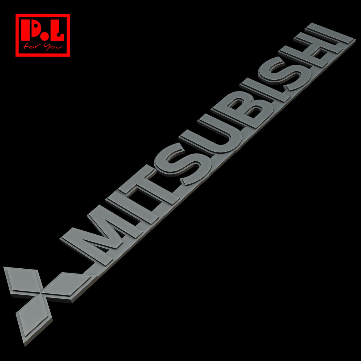 Mitsubishi Logo — 3D print STL files