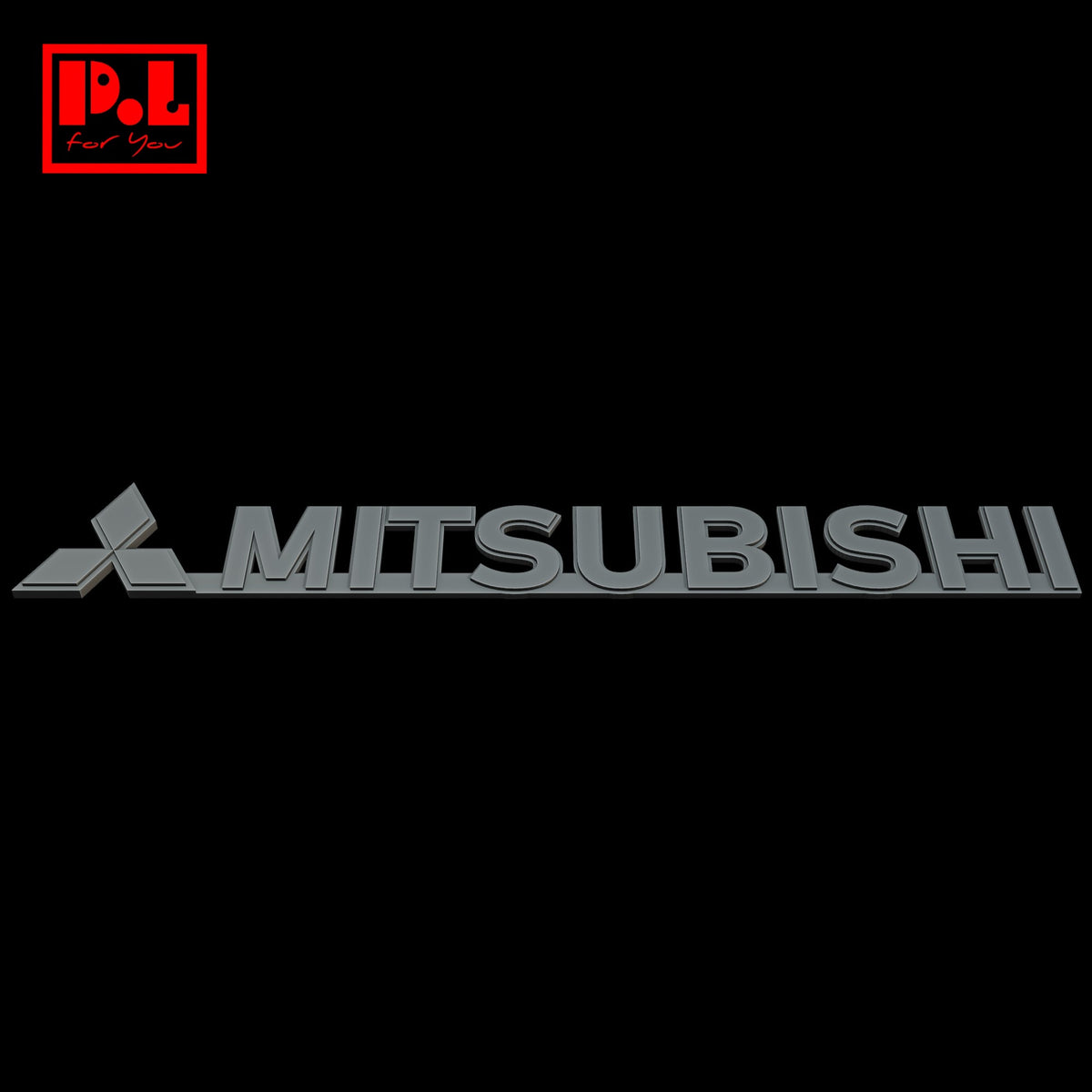 Mitsubishi Logo — 3D print STL files
