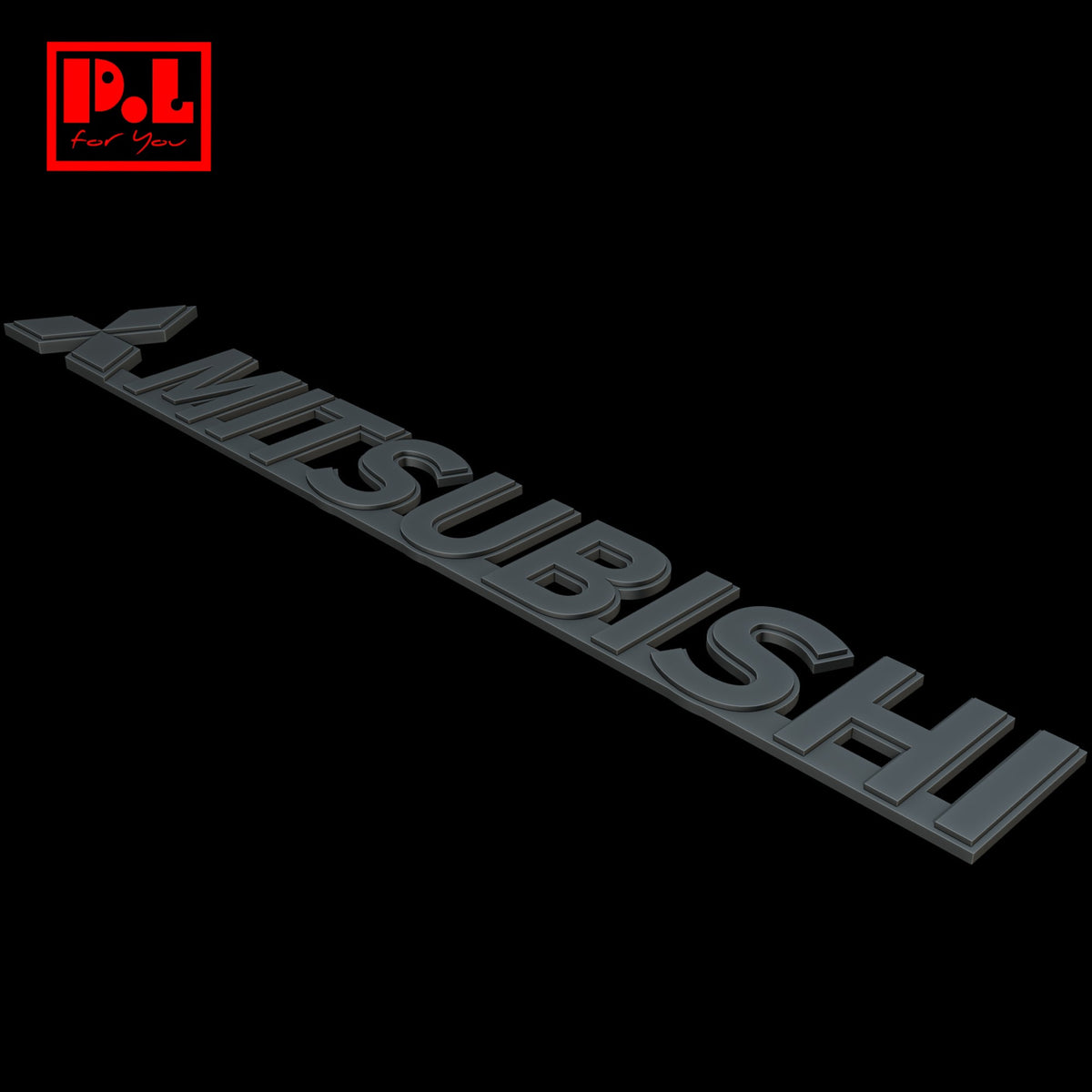 Mitsubishi Logo — 3D print STL files