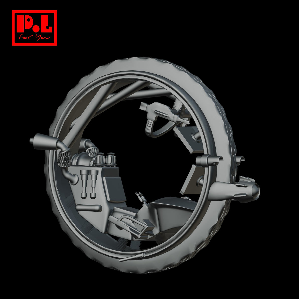 Monowheel — 3D print STL files