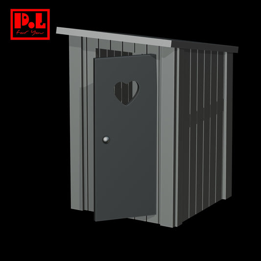 Outdoor toilet — 3D print STL files