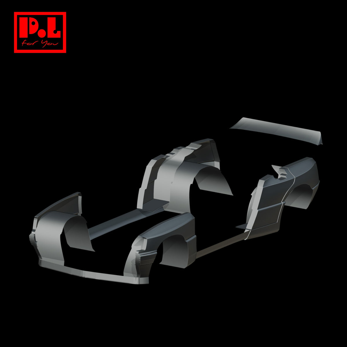 PANDEM Mercedes Benz 190E W201 — 3D print STL files