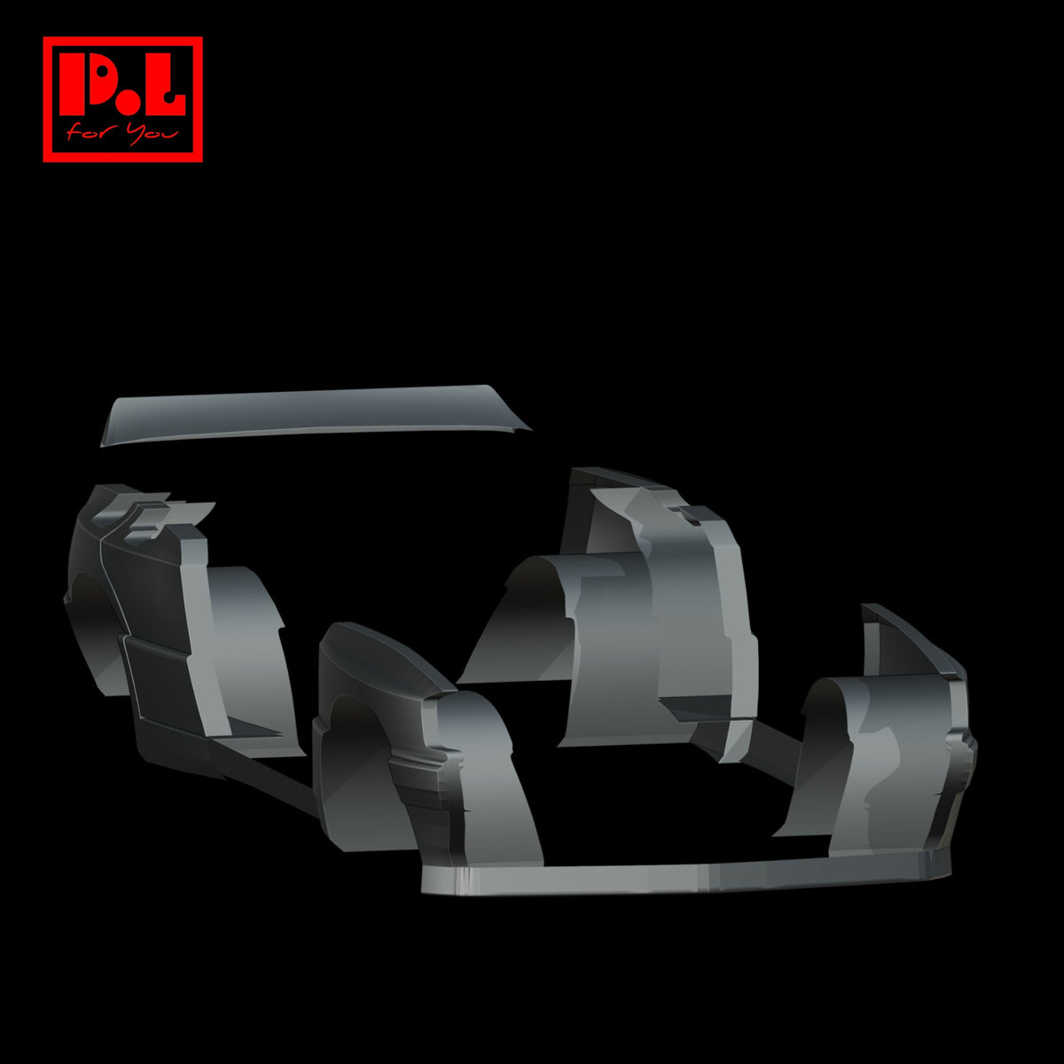 PANDEM Mercedes Benz 190E W201 — 3D print STL files