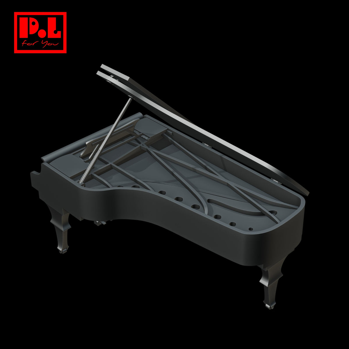 Piano — 3D print STL files