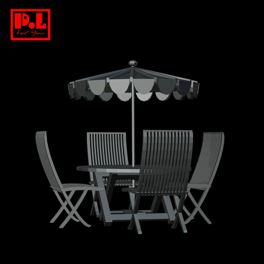 Picnic furniture — 3D print STL files