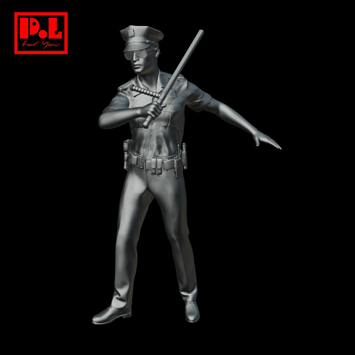 Police officer — 3D print STL files