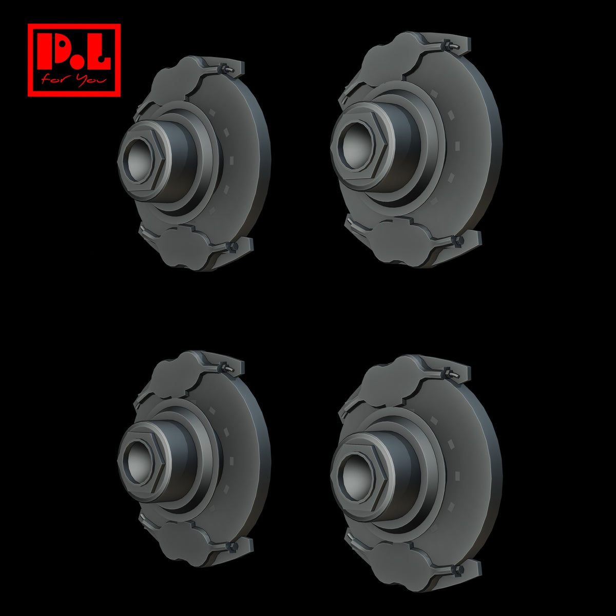 Racing brakes — 3D print STL files