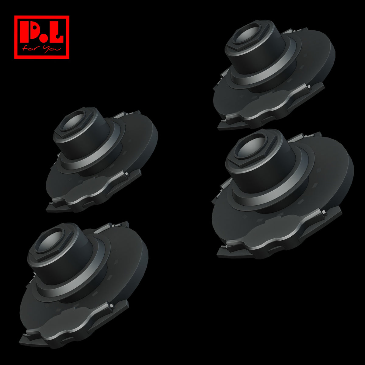 Racing brakes — 3D print STL files