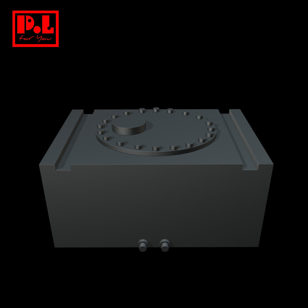 Racing gas tank — 3D print STL files