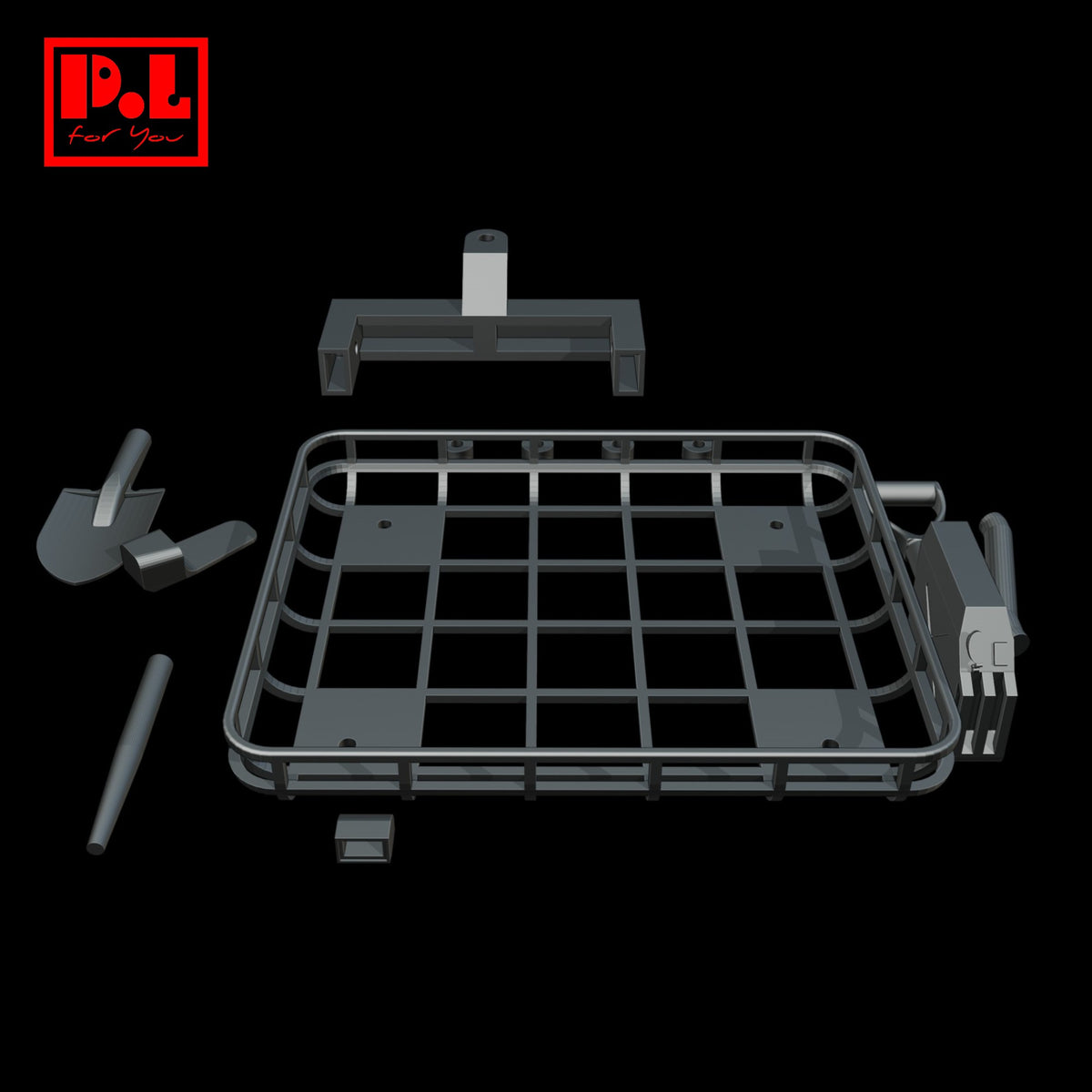Roof Rack with accessories — 3D print STL files