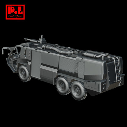 Rosenbauer Panther 6x6 electric fire truck (2019) — 3D print STL files
