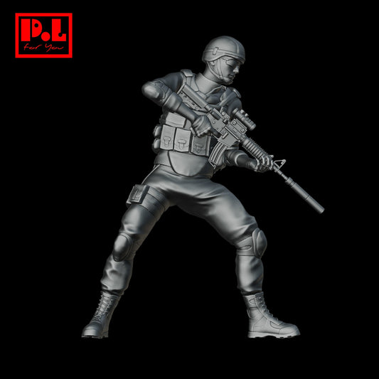 SWAT officer 1 — 3D print STL files