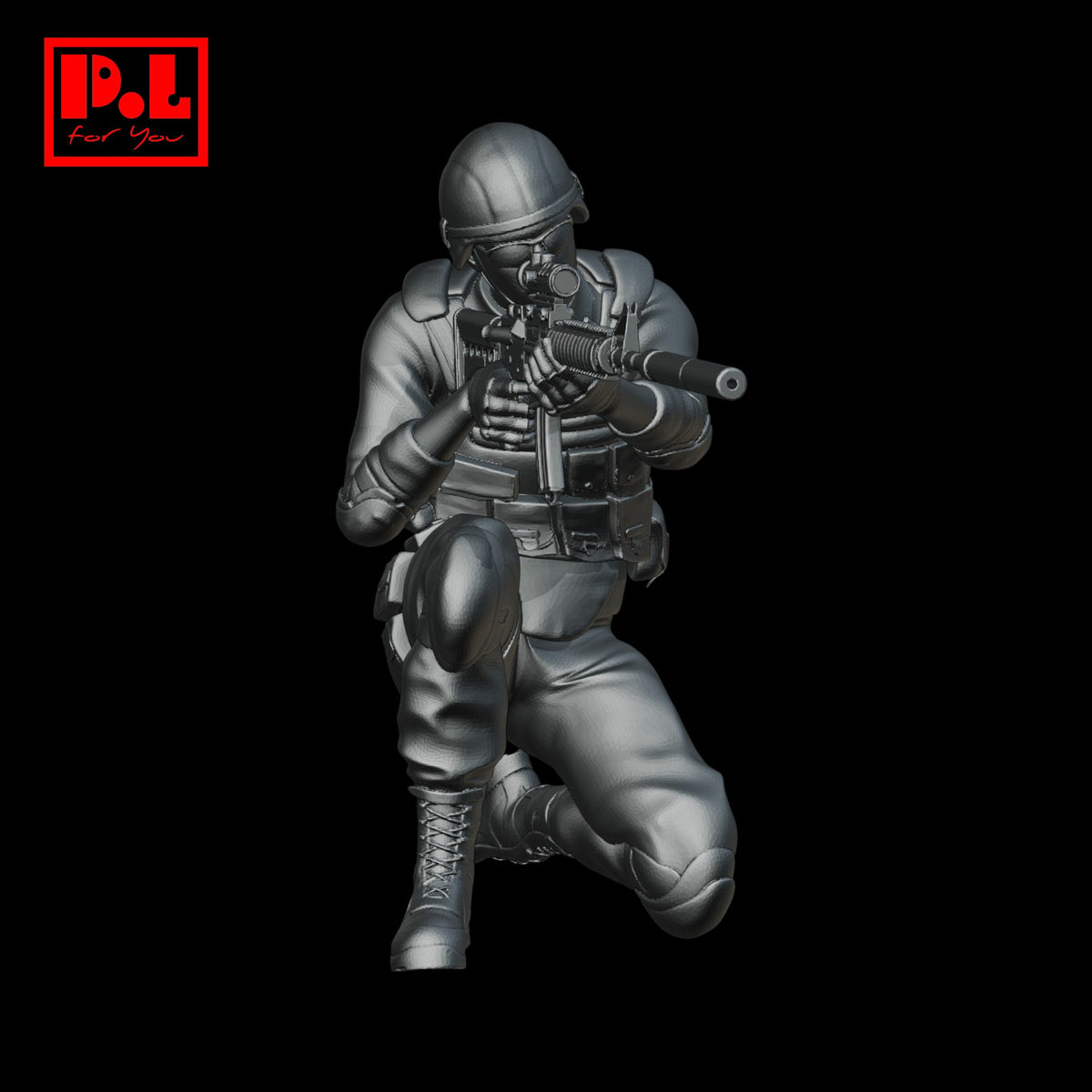 SWAT officer 2 — 3D print STL files