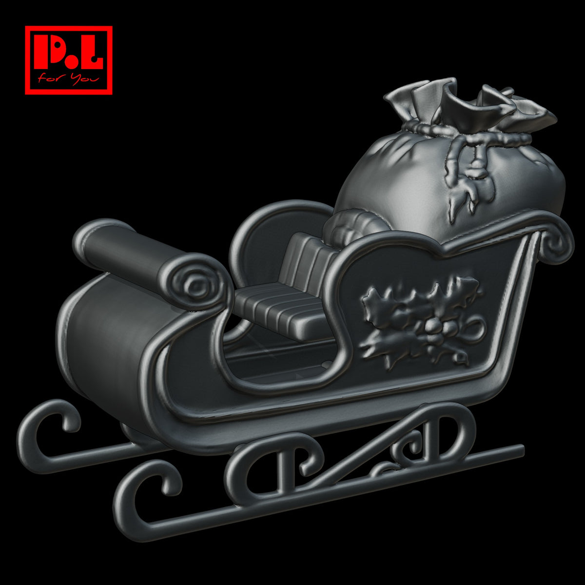 Santa Claus's sleigh — 3D print STL files