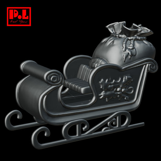 Santa Claus's sleigh — 3D print STL files