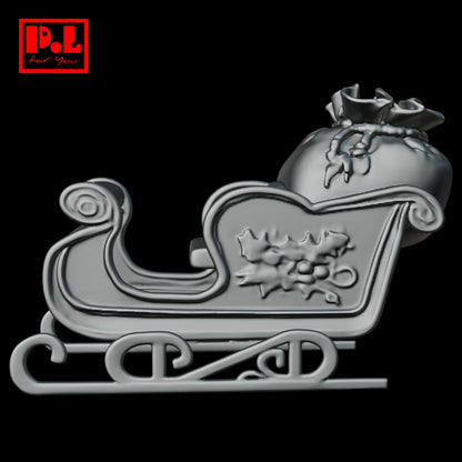 Santa Claus's sleigh — 3D print STL files