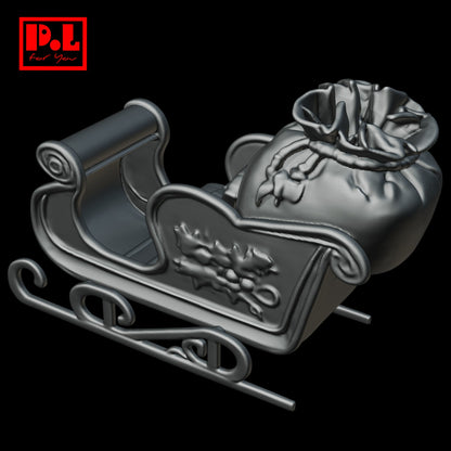 Santa Claus's sleigh — 3D print STL files