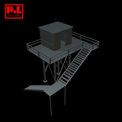 Security guard watch tower — 3D print STL files