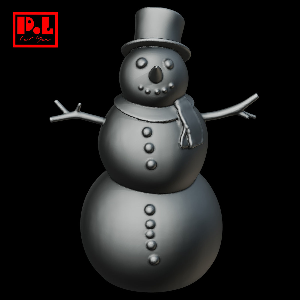 Snowman — 3D print STL files