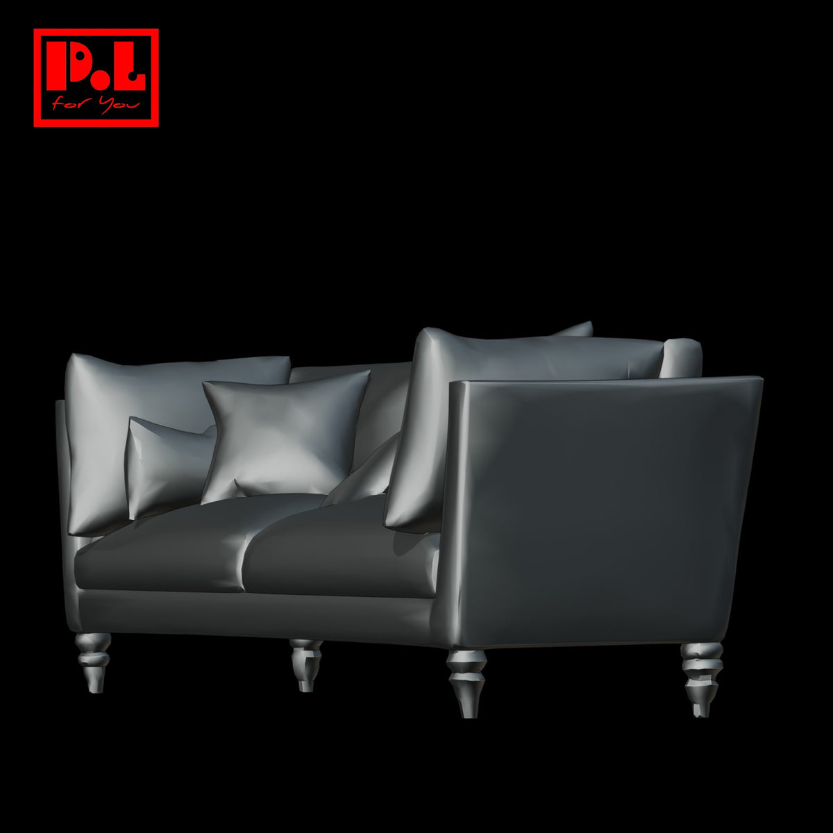 Sofa V2 — 3D print STL files