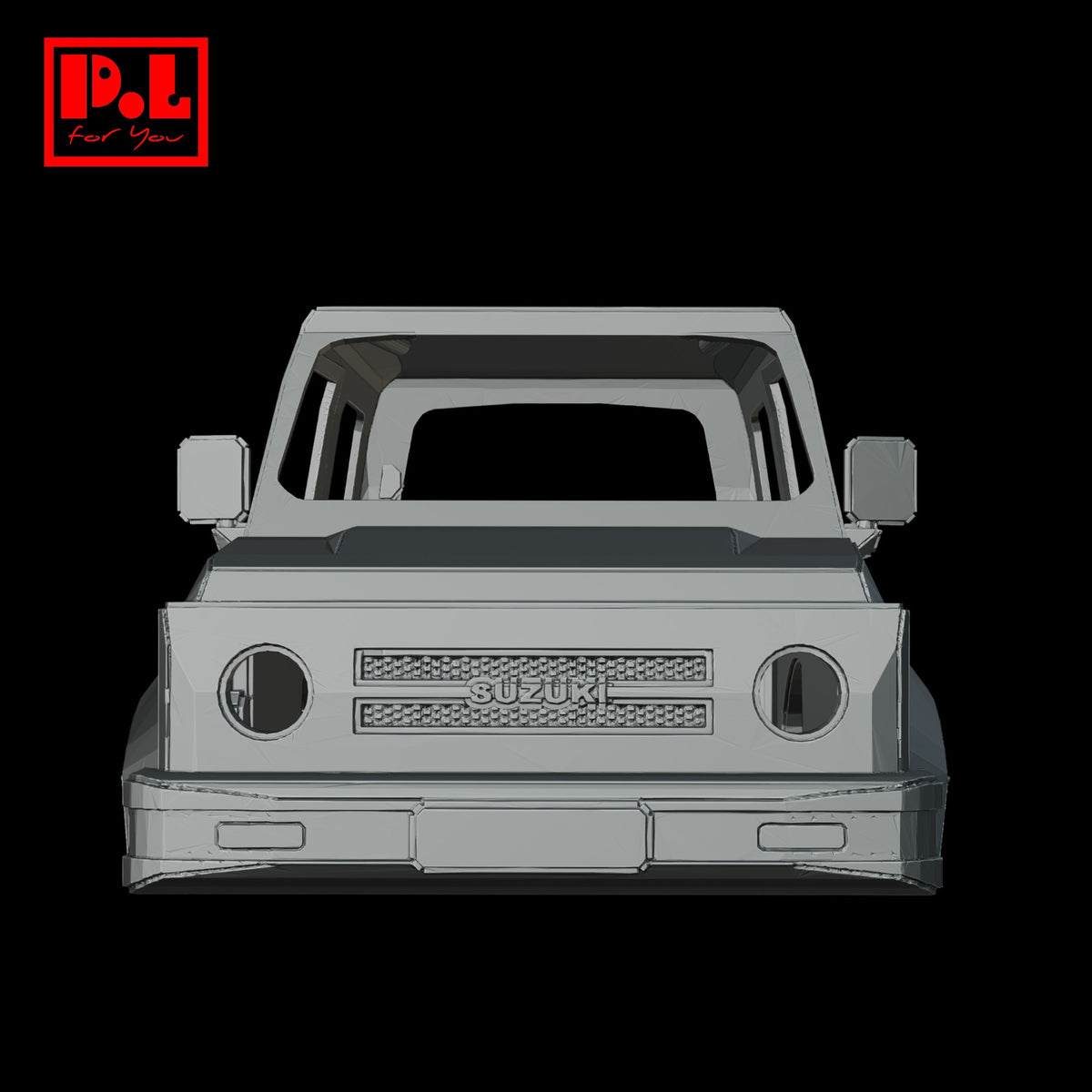 Suzuki Samurai SJ410 car body — 3D print STL files