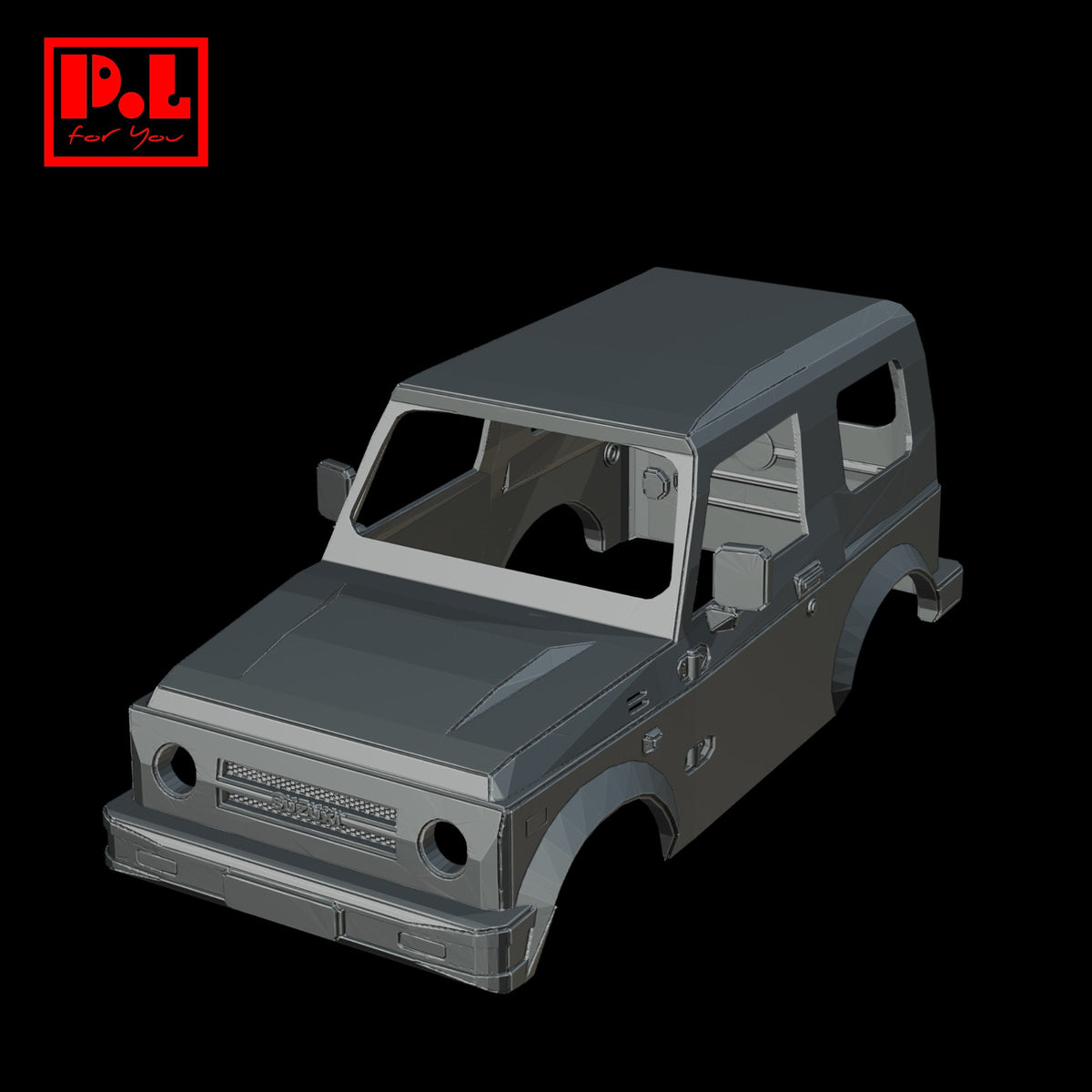 Suzuki Samurai SJ410 car body — 3D print STL files