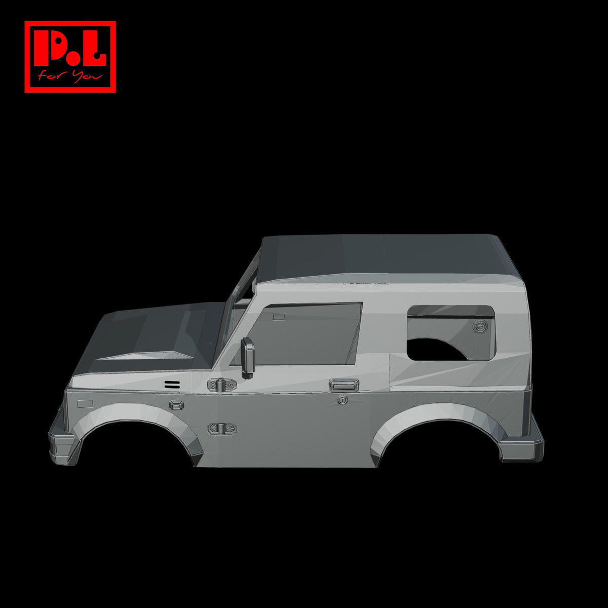 Suzuki Samurai SJ410 car body — 3D print STL files