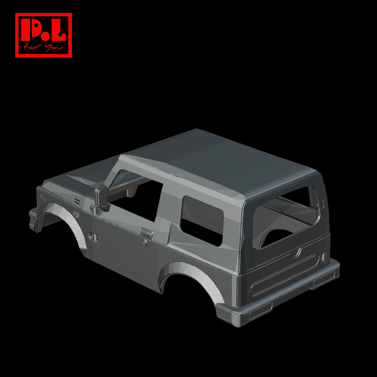 Suzuki Samurai SJ410 car body — 3D print STL files