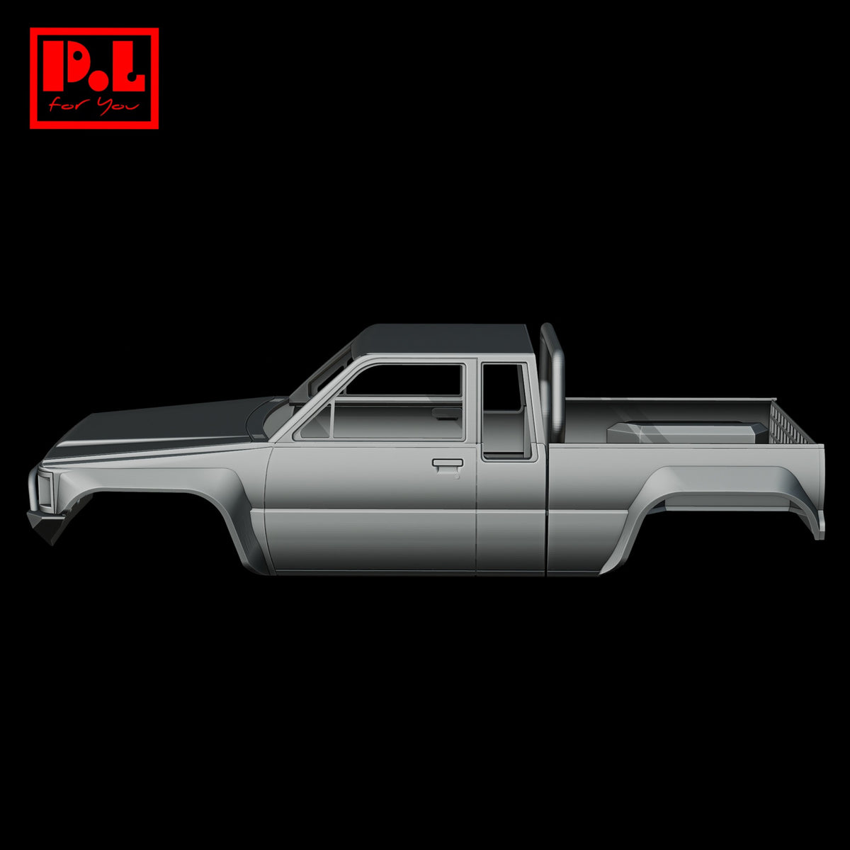 TOYOTA Hilux SR5 Car body SCX24 (1985) — 3D print STL files