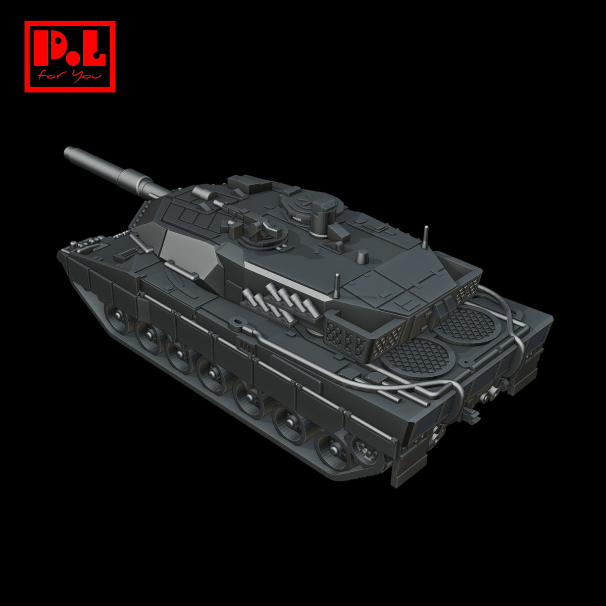 Tank Leopard 2A5 (1995) — 3D print STL files