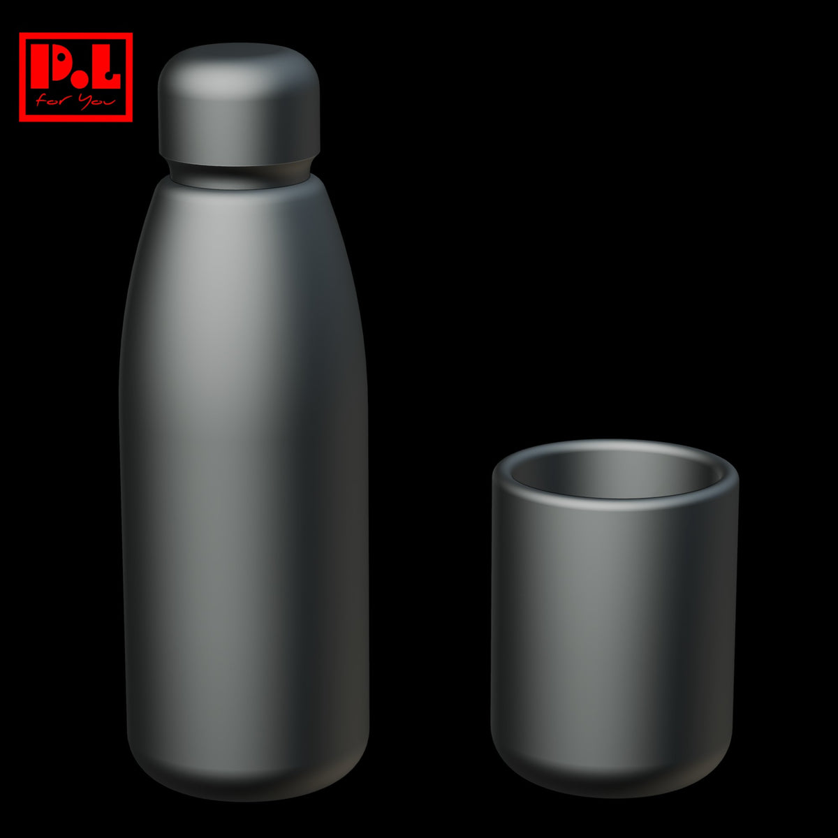 Thermos and mug — 3D print STL files