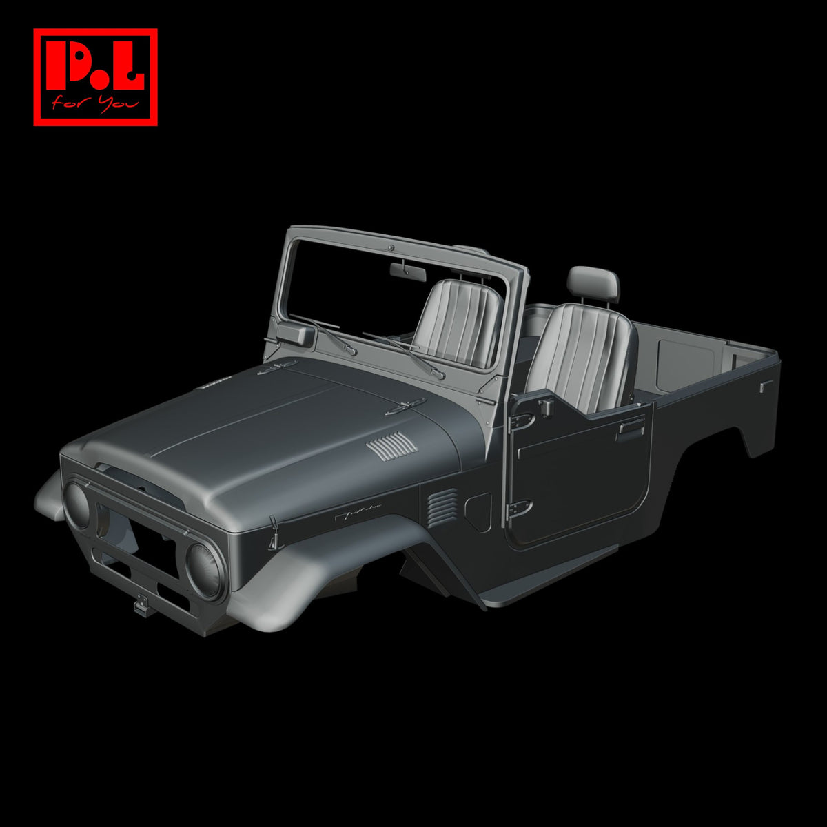Toyota FJ 40 Land Cruiser Body car — 3D print STL files