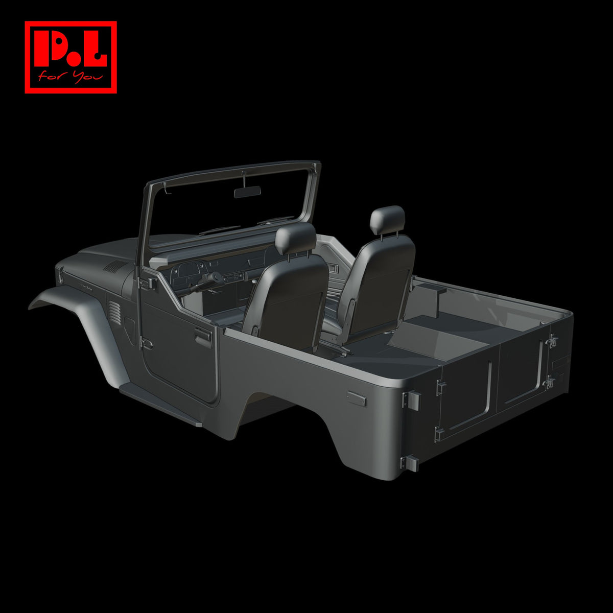 Toyota FJ 40 Land Cruiser Body car — 3D print STL files