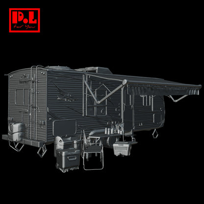 Travel trailer large — 3D print STL files