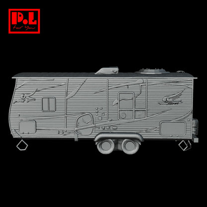 Travel trailer large — 3D print STL files