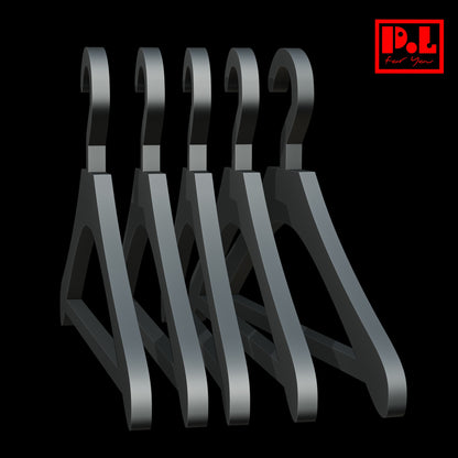 wooden coat hanger — 3D print STL files