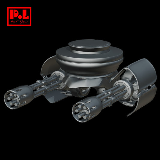 Twin Machine Gun Turret — 3D print STL files